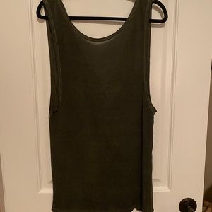 Divided Olive Green Tank